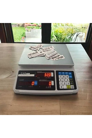 Cas Pr-30c Sayım Terazisi 30 Kg 1 Gr