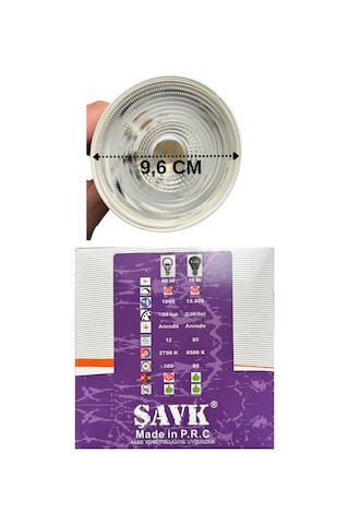 3 Adet Şavk 11w 6500k Beyaz Işık Par30 E27 Duylu Kalın Duy Led Spot Ampul