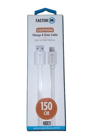 Factor M Lightning Data Kablo 2.4a 150cm Fm-2415l 1 Adet