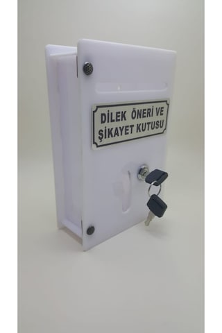 Küçük Pleksi Dilek Öneri Şikayet Kutusu Yazılı
