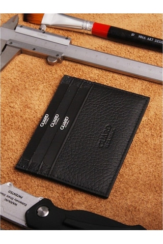 Guard El Portföyü 5150 Siyah Hakiki Deri Çok Renkli