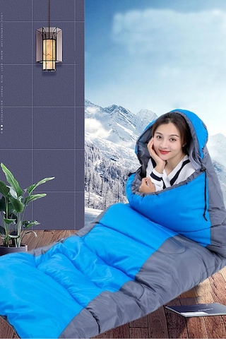 Uyku Tulumu 1.6kg 0 C -+15 C Çok Renkli
