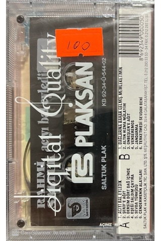 Plak Değildir Kaset Tir Rahmi Saltuk Acıyı Bal Eyledik Açılmamı