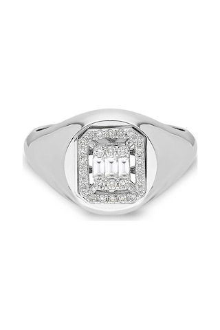 Nochediamond 0,20 Karat Baget Pırlanta Yüzük-323