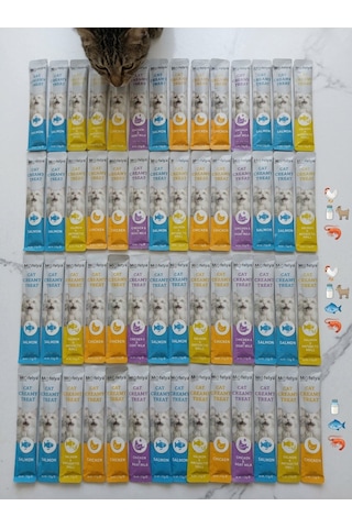 Krem Kedi Ödül Maması Karışık Tatlar 15 Gr X 60 Ad.