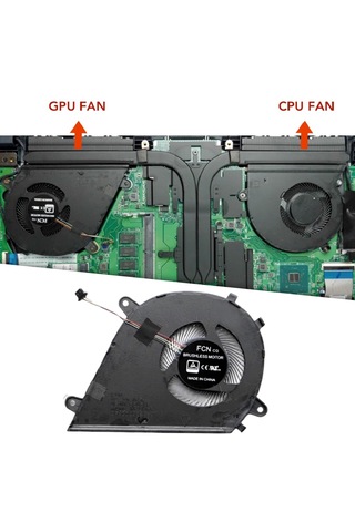 Homyl Asus Mars15 Vx60 Vx60gt Için Cpu Ve Gpu Fan Seti