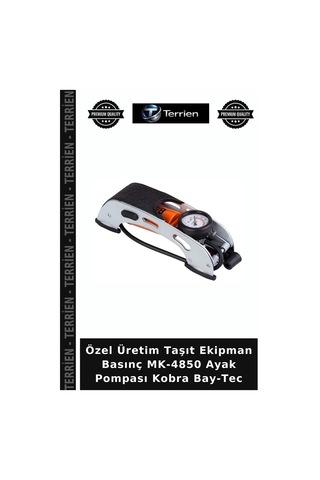 Özel Üretim Taşıt Ekipman Basınç Mk-4850 Ayak Pompası Kobra Bay-tec