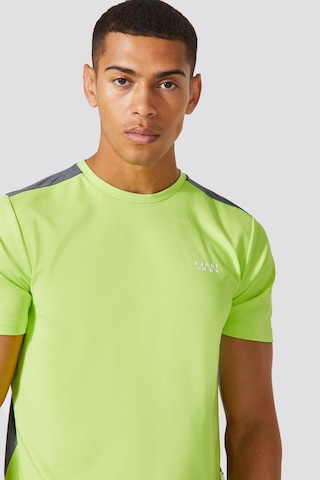 Nature The Brand Unisex Neon Fileli Spor Tişört - Nefes Alan Hızlı Kuruyan Antrenman Tişörtü,hava Alan Rahat Kalıp Sari