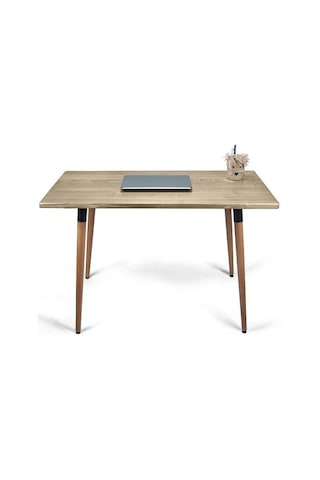 Doğal Ağaç Masif Kütük Masa Ahşap Çalışma Masası Ofis Masası 60cm X 90cm Ağaç Ayak