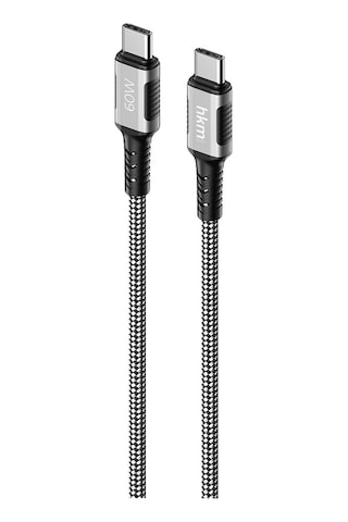 Dynamic 60W Hızlı Şarj Mıknatıslı Type-C To Type-C Şarj Ve Data Aktarım Kablosu 1 Metre Siyah