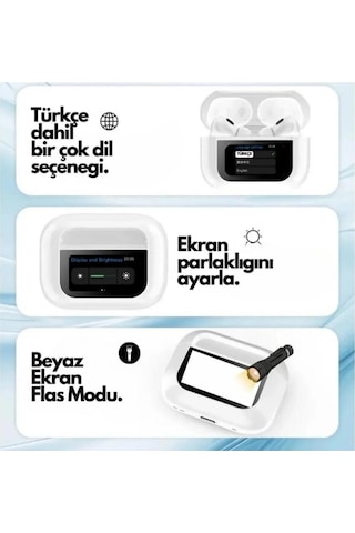 Lobo Air Pro 2 Anc Dokunmatik Ekranlı Bluetooth Kulaklık İos Android