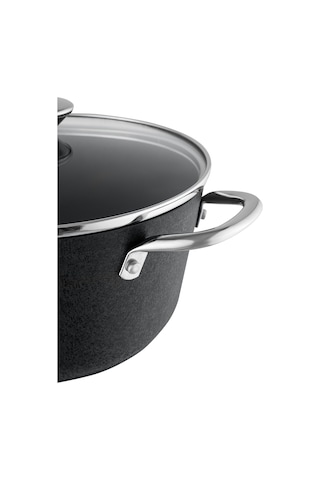 Noir Titanium Derin Tencere - Siyah - 24 Cm 8684427129890 Siyah