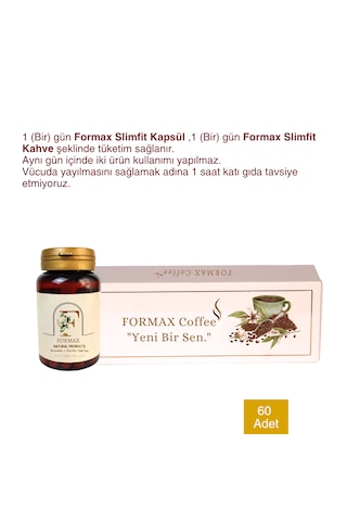 Formax Slimfit Kapsül Ve Bitkisel Kahve Seti 2 Aylık Kullanım
