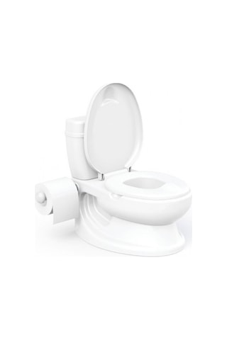 Happy Eğitici Klozet Sesli Işıklı Tuvalet Eğitimi Beyaz Lazımlık HAPPY.070 Beyaz