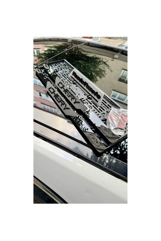 Premium Pleksi Glass Koku Hediyeli 2 Adet Chery Uyumlu Plakalık - 794531087