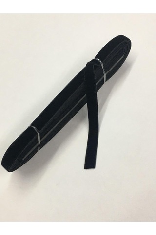 Karan Tuhafiye Kadife Kurdele 1 Cm 5 Metre, Siyah