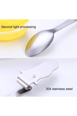 Sones Yaratıcı Kahve Kaşığı Denizkızı Şeklinde Saplı Kaşıklar Yemek Takımı İçme Araçları, Renk: Gerçek Renk