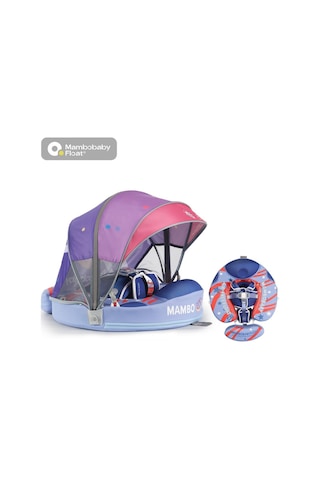Mambobaby Yüzme Simidi - Deluxe, Emniyetli, Gölgelikli Ve Ayak Destekli