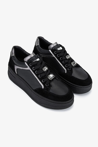 Valmenti Kadın Hakiki Deri Siyah Sneakers & Spor Ayakkabı 1116 250 Bn Ayk Sk25-26 Syh Fltr/syh Suet Siyah