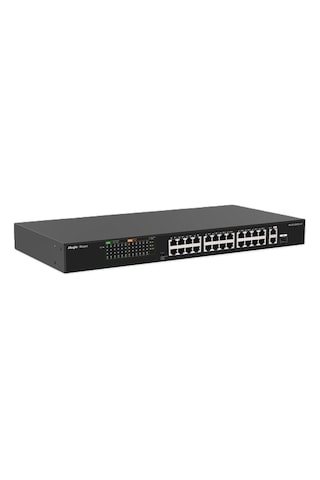Ruijie-reyee Rg-es126fgs-lp 24 Port Poe+ 10-100 Mbps + 2 Port 10-100-1000 Mbps Uplink + 1 Port Sfp