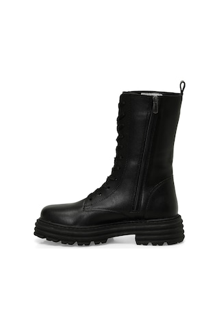 Butigo 24k-1028 4pr Siyah Kadın Biker Bot 000000000101925270 Siyah