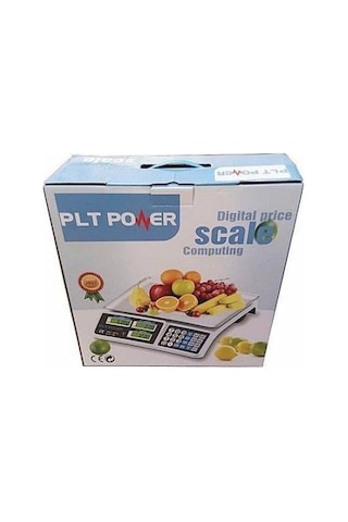 Pilli Şarjlı 40 Kg Terazi - Elektronik Terazi - 40 Kg Hassas Terazi - Manav Terazisi