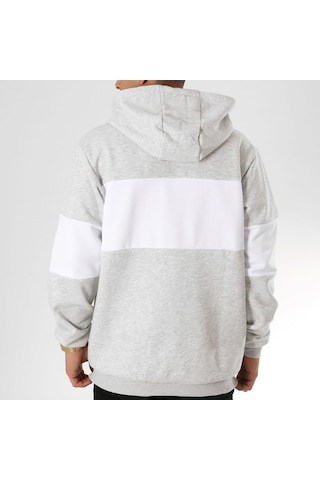 Açık Gri Fila Erkek Kapşonlu Sweatshirt Night Blocked 687001 Açık Gri
