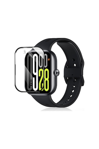 Xiaomi Redmi Watch 5 Active Uyumlu Yumuşak Silikon Kordon Ve Kavisli Ekran Koruyucu Seti