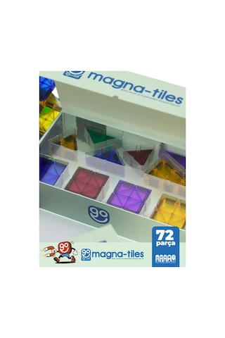 Go Magnetic Series 72 Parça Manyetik Yapı Blokları Original - Mıknatıslı Manyetik Bloklar