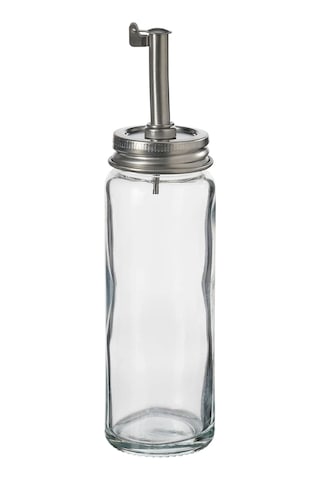 Ikea Cıtronhaj Yağlık Ve Sirkelik 100 Ml 16 Cm Şeffaf Krom Metal - Şeffaf