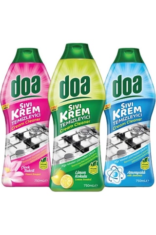 Doa Sıvı Krem Mineralli Çiçek Buketi 750 Ml Vegan X 4 Adet 4'lü Set