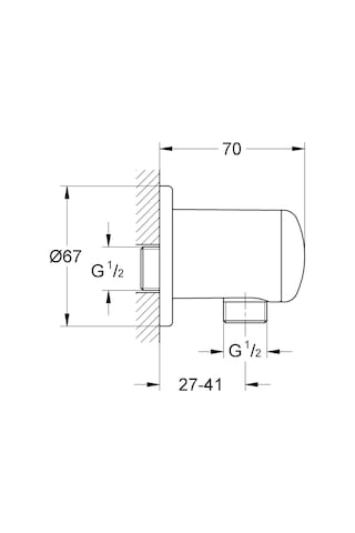 Grohe Relexa Duş Çıkış Dirseği - 28671000 Diğer