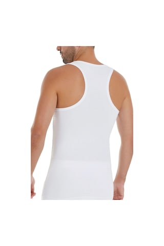 Yıldız Çamaşır Erkek Bambu Sporcu Likralı Atlet 490-491-492 - 3 Adet Beyaz