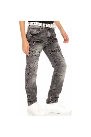 Cipo & Baxx Cdk111 Biker Stil Kargo Cep Çocuk Kot Pantolon 001