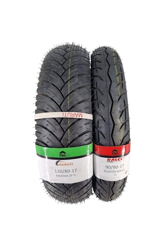Motor Lastik 120/80-17 Ve 90/90-17 Tl Tubeless - Dubleks Takım