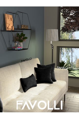 Br Favolli Kadife Dokulu Siyah Renk Kırlent Kılıfı Dream Serisi Punch Için Uygun Gizli Fermuar Siyah