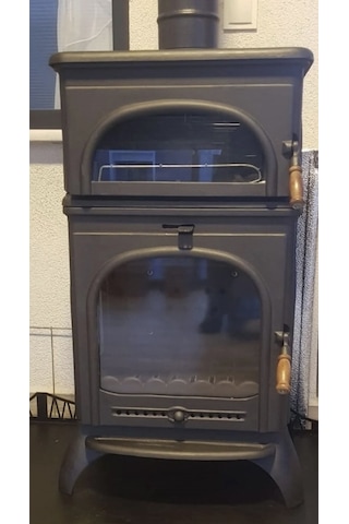 Flame Stove Modena Lux Oven Döküm Soba