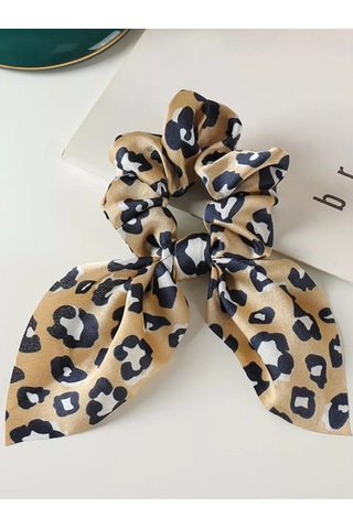 Proshik Bej Leopar Desenli Saç Lastiği 242572342 Leopar