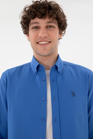 U.s. Polo Assn. Erkek İndigo Gömlek Basic 50306338-vr028 İndigo