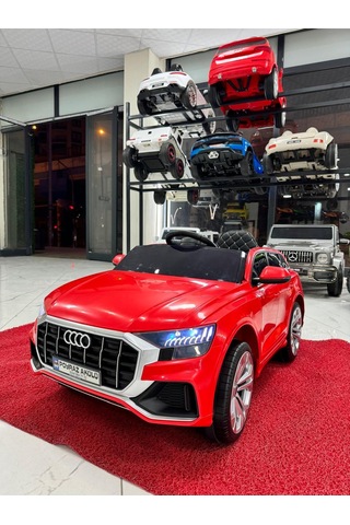 Audi Akülü Araba 12 Volt 0-5 Yaş Kırmızı