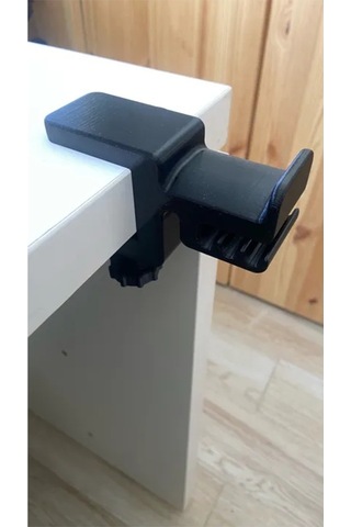 Masa Kenarı Asılabilir Kulaklık Standı, Kulaklık Tutucu Siyah