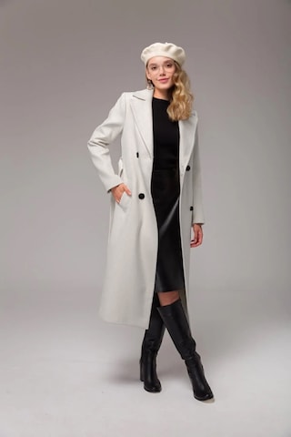 Tam Boy Kaşe Kaşmir Ekru Kaban 001