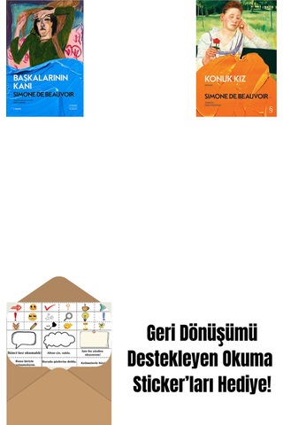 Başkalarının Kanı + Konuk Kız + Okuma Sticker'ları
