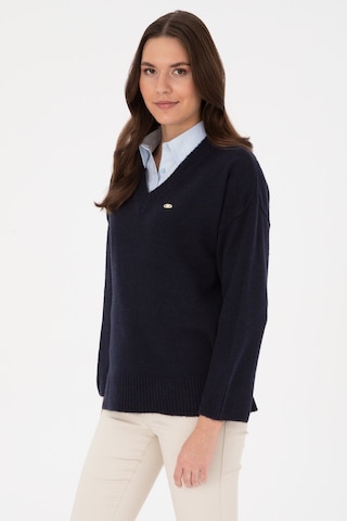 U.S. Polo Assn. U.s. Polo Assn. Kadın Lacivert Melanj Kazak /triko 50314833-vr120