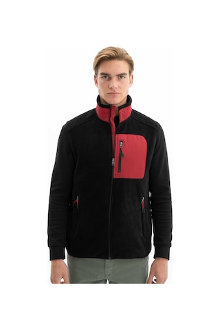 Arma Erkek Kışlık Softech Polar Relax Fit Tam Fermuar Yandan Cepli Baskısız Yelek K26424674101 Siyah