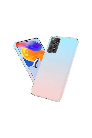 Xiaomi Redmi Note 11 Pro 5g Kılıf Kamera Korumalı Süper Silikon Kapak Col90111-clear