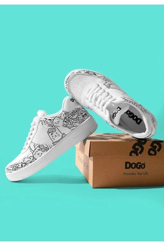 Dogo Bon Voyage Beyaz Kadın Ayakkabı Beyaz