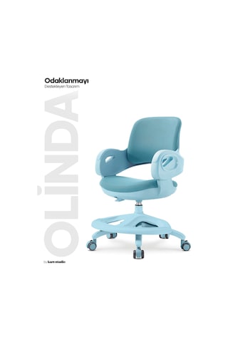 Olinda Ergonomik Çocuk Çalışma Koltuğu Mavi