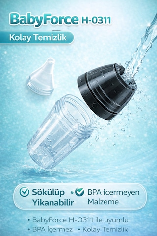 Babyforce BR-8820 Burun Aspiratörü Yedek Dolum Kabı Hazne