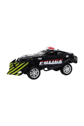 Çek Bırak Kar Küreme Polis Aracı Siyah